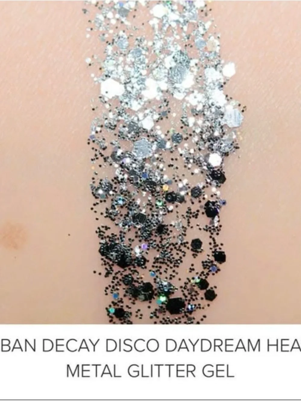 Urban Decay Heavy Metal Glitter Gel - Disco Daydream (silver sparkling)